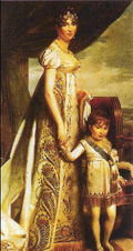  Hortense with her eldest son, Napoleon Charles 